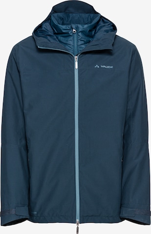 VAUDE Outdoorjas 'Abelia 3in1' in Blauw: voorkant