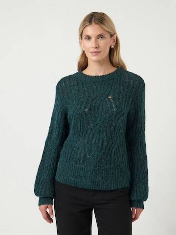 YAS Pullover 'YASZUMA' i grøn: forside