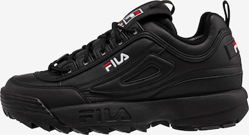 Sneaker low 'Disruptor' de la FILA pe negru: față