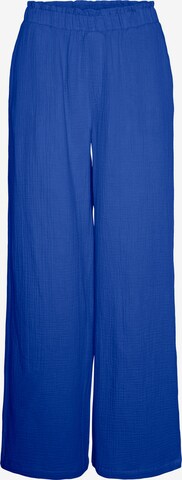 Wide Leg Pantalon 'Natali' VERO MODA en bleu : devant