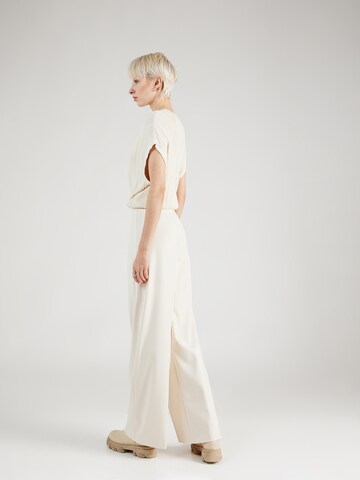 DRYKORN Wide leg Pleat-Front Pants 'BEFORE' in White