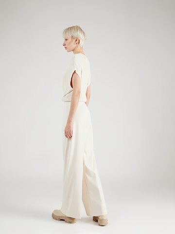 DRYKORN Wide leg Pleat-front trousers 'BEFORE' in White