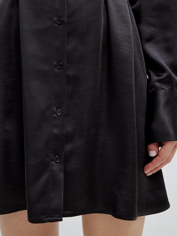 EDITED Shirt dress 'Charleen' in Black