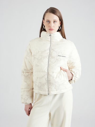 Pegador Between-Season Jacket in White: front