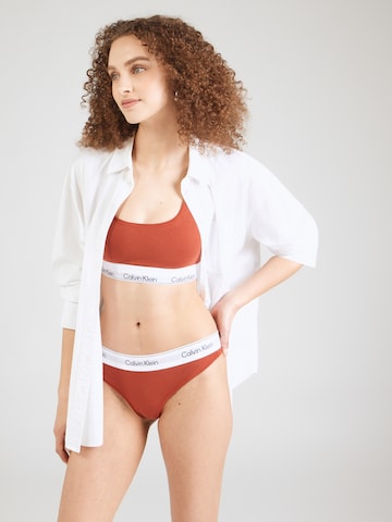 Bustier Soutien-gorge Calvin Klein Underwear en rouge