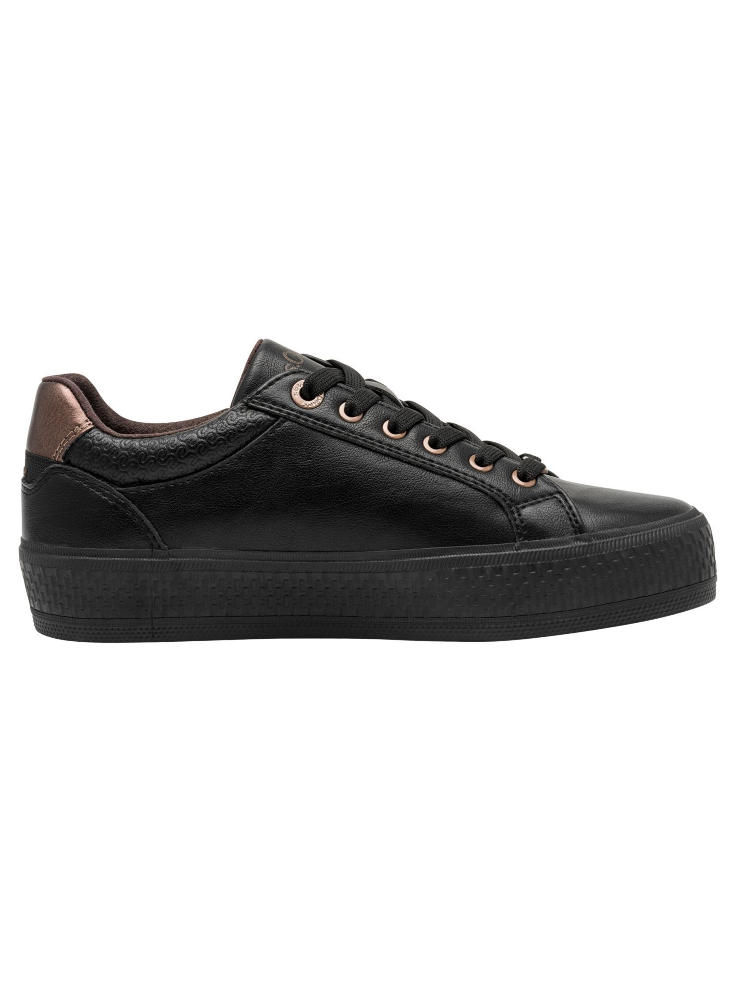s.Oliver Sneaker in Schwarz