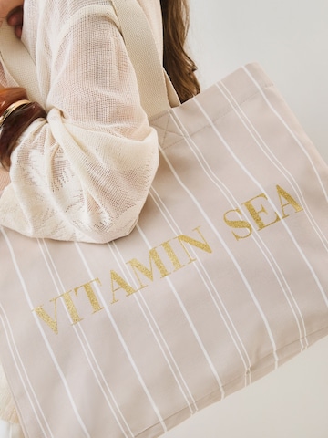 Borsa da spiaggia di Next in beige