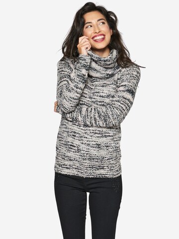 Pull-over KOROSHI en mélange de couleurs : devant