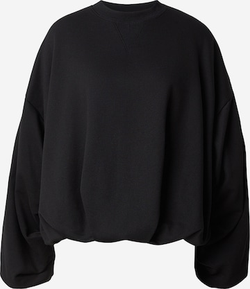 TOPSHOPSweater majica 'CAMI' - crna boja: prednji dio