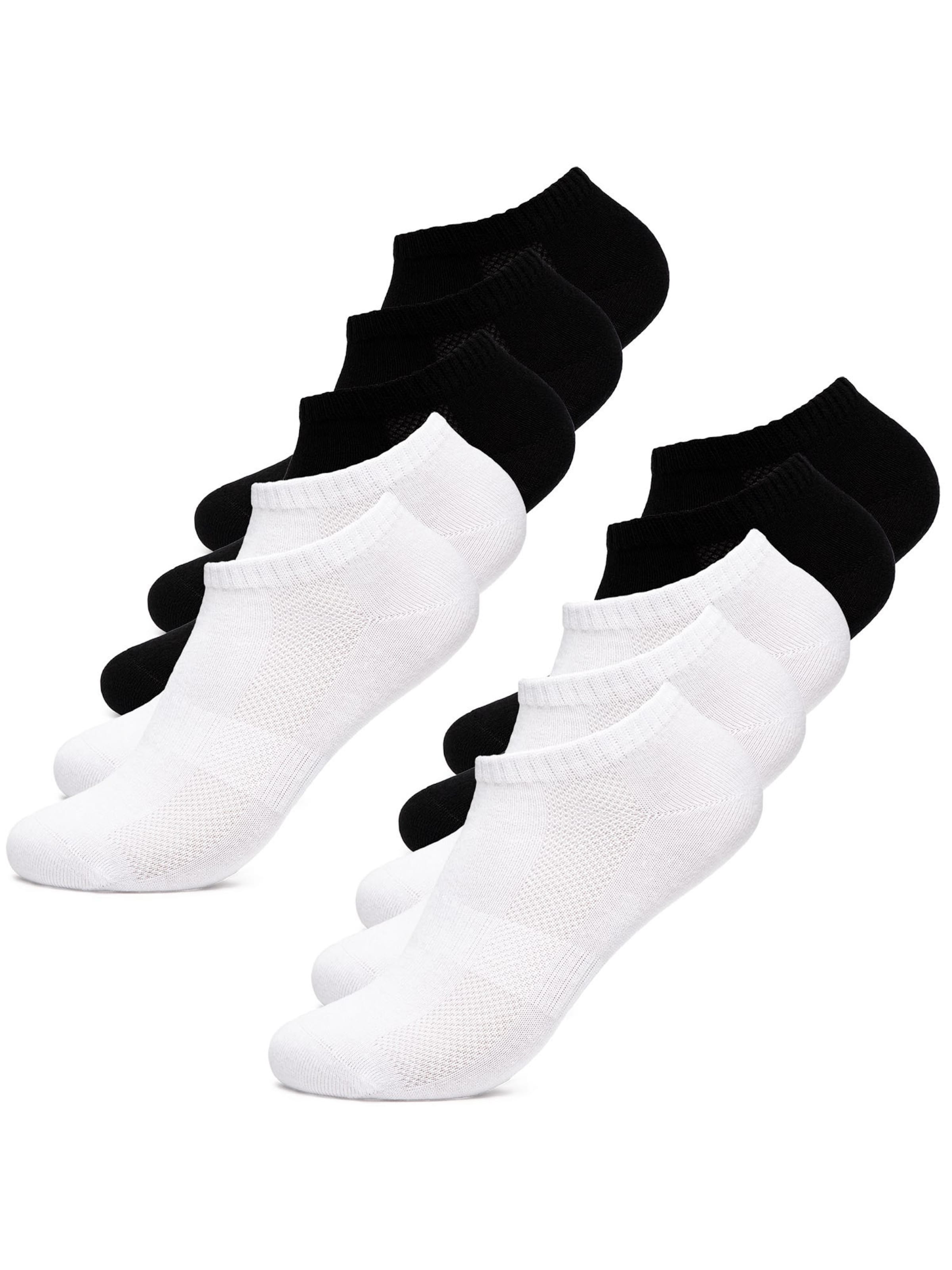 Occulto Sneaker Socken 'Johannes' in Schwarz: Vorderseite