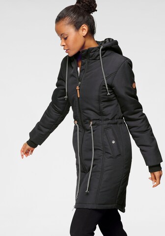 KangaROOS Parka in Schwarz