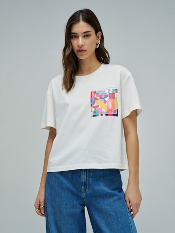 Salsa Jeans Shirt in Wit: voorkant