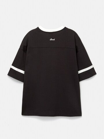 Pull&BearMajica 'STWD PREPPY SPORT 03' - crna boja