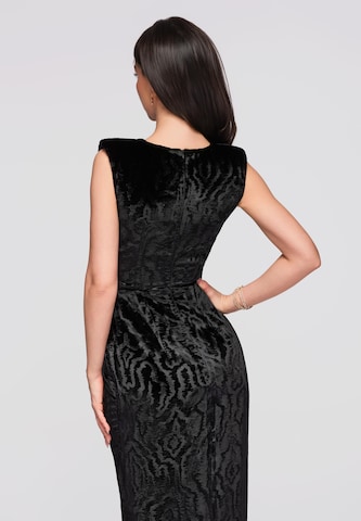 Robe de soirée Ombre en noir