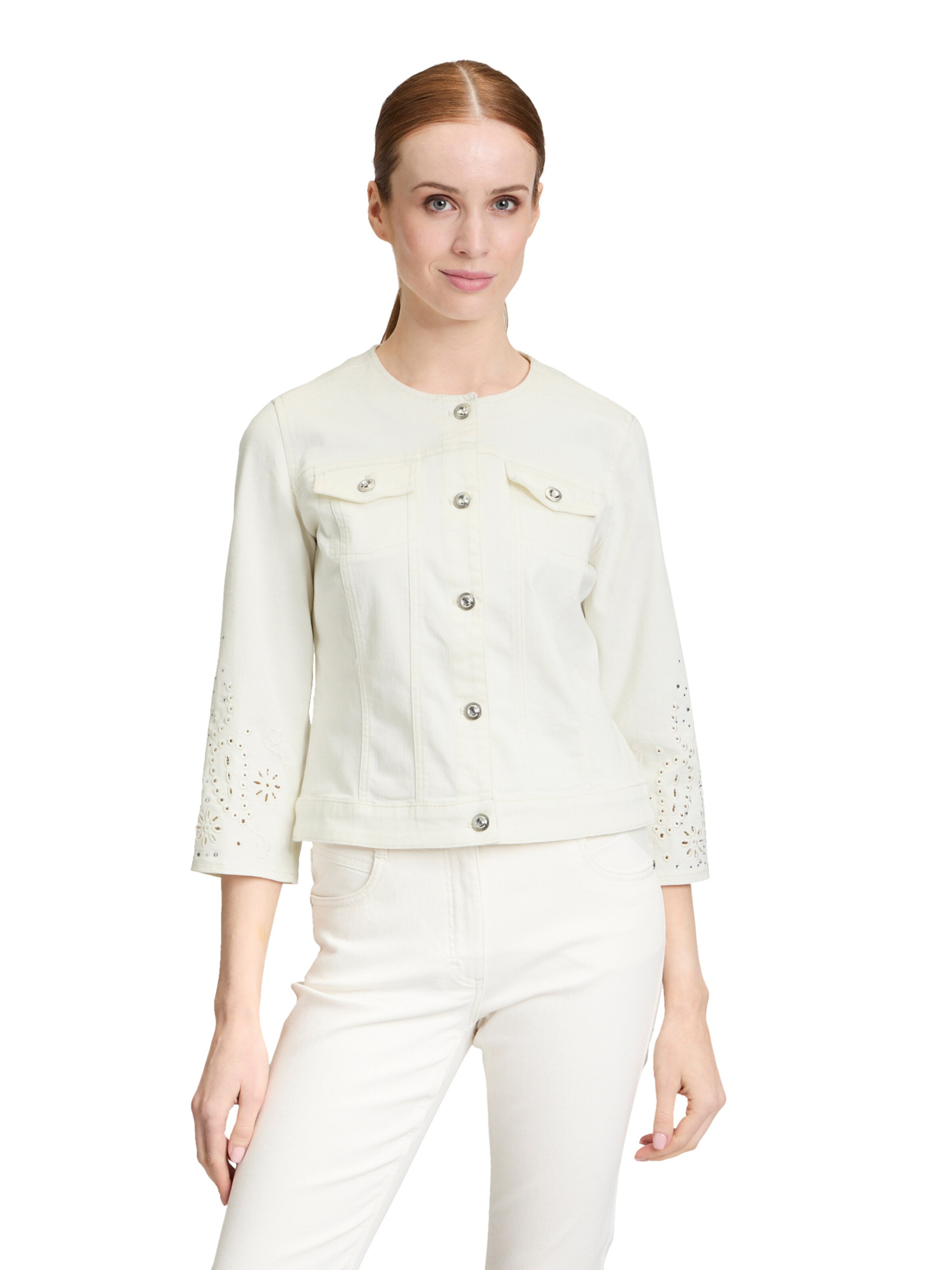 Veste mi-saison Betty Barclay en blanc