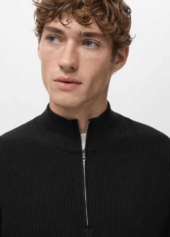 MANGO MAN Pullover 'Antiguap' in Schwarz