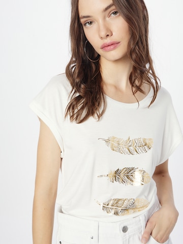 T-shirt 'Antoinetta' ABOUT YOU en blanc