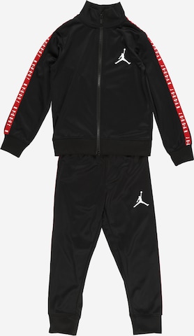 Jordan Sweatsuit in Black: front