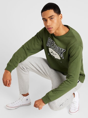 Reebok - Sweatshirt de desporto em verde