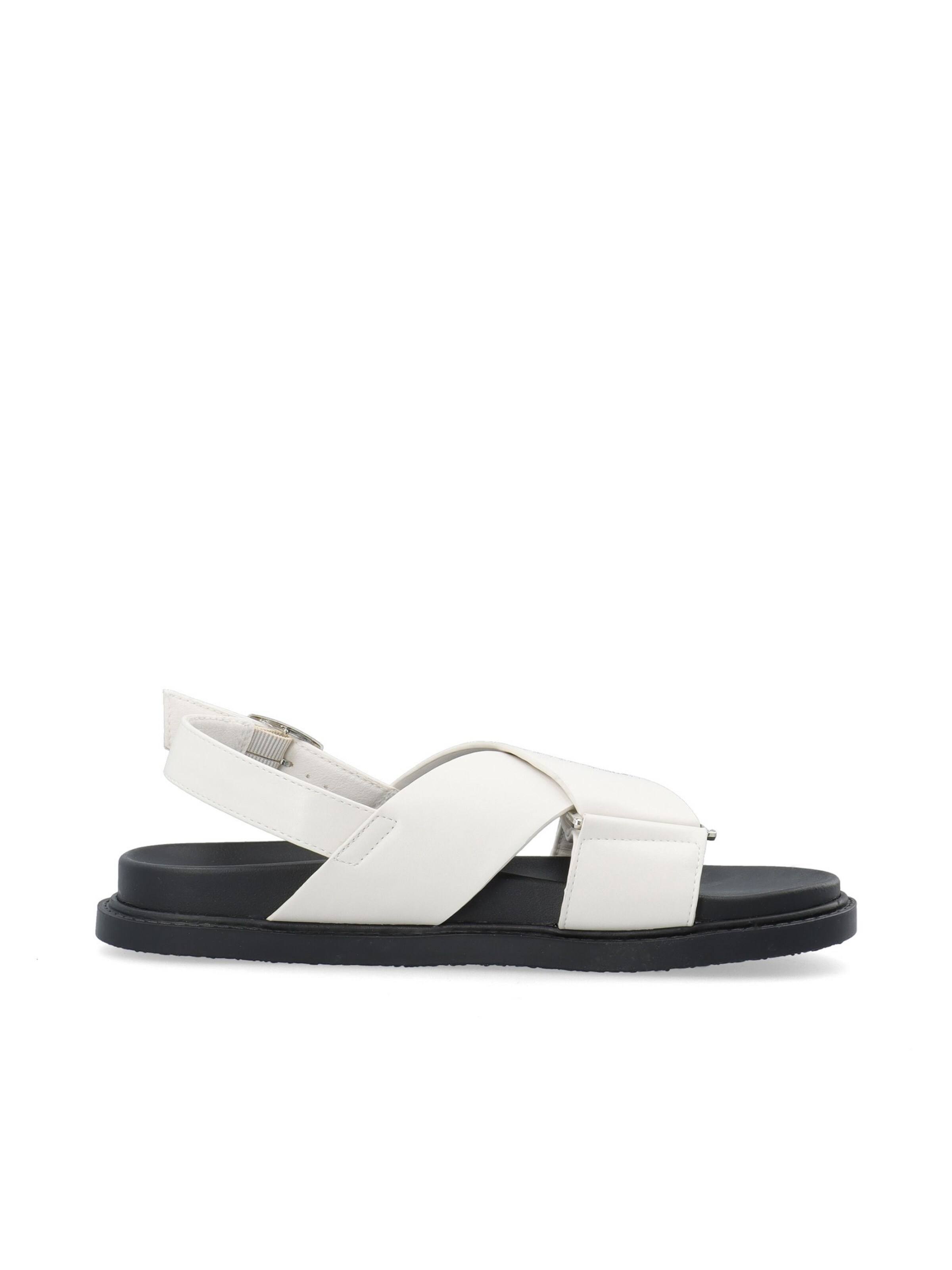Bianco Strap Sandals in White