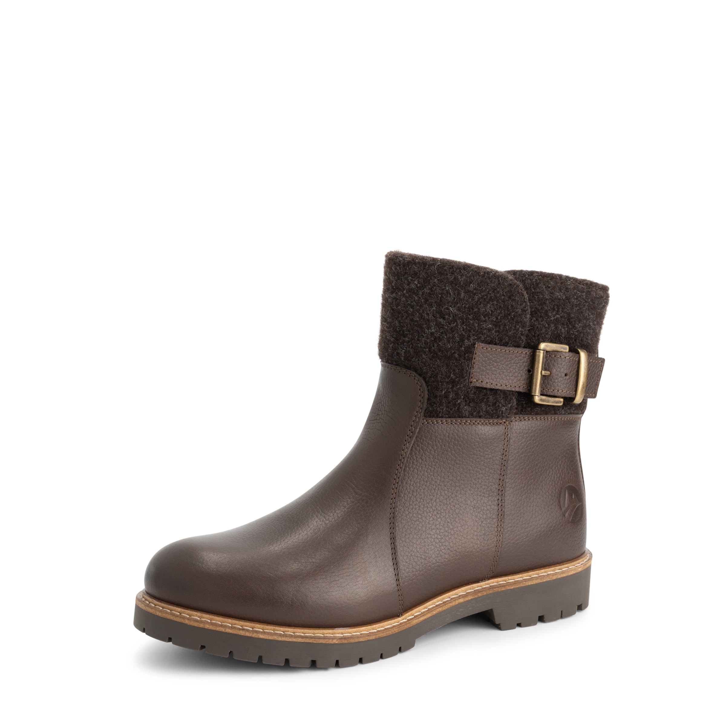 Travelin Ankle Boots 'Orkla' in Brown: front