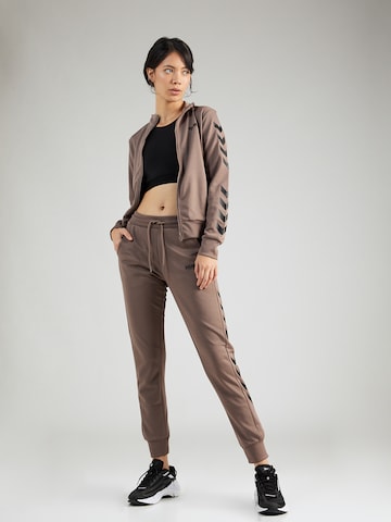 Hummel Tapered Sports trousers 'Legacy' in Brown