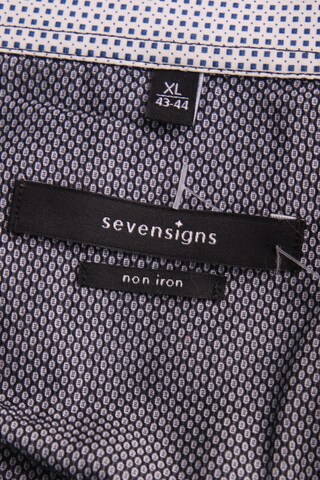 sevensigns Button Up Shirt in XL in Black