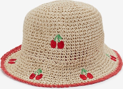 LSCN by LASCANA Klobouk ve velikosti 55-60 - béžová / zelená / červená třešeň, Produkt