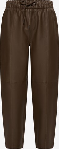 Loosefit Pantalon DreiMaster Vintage en marron : devant