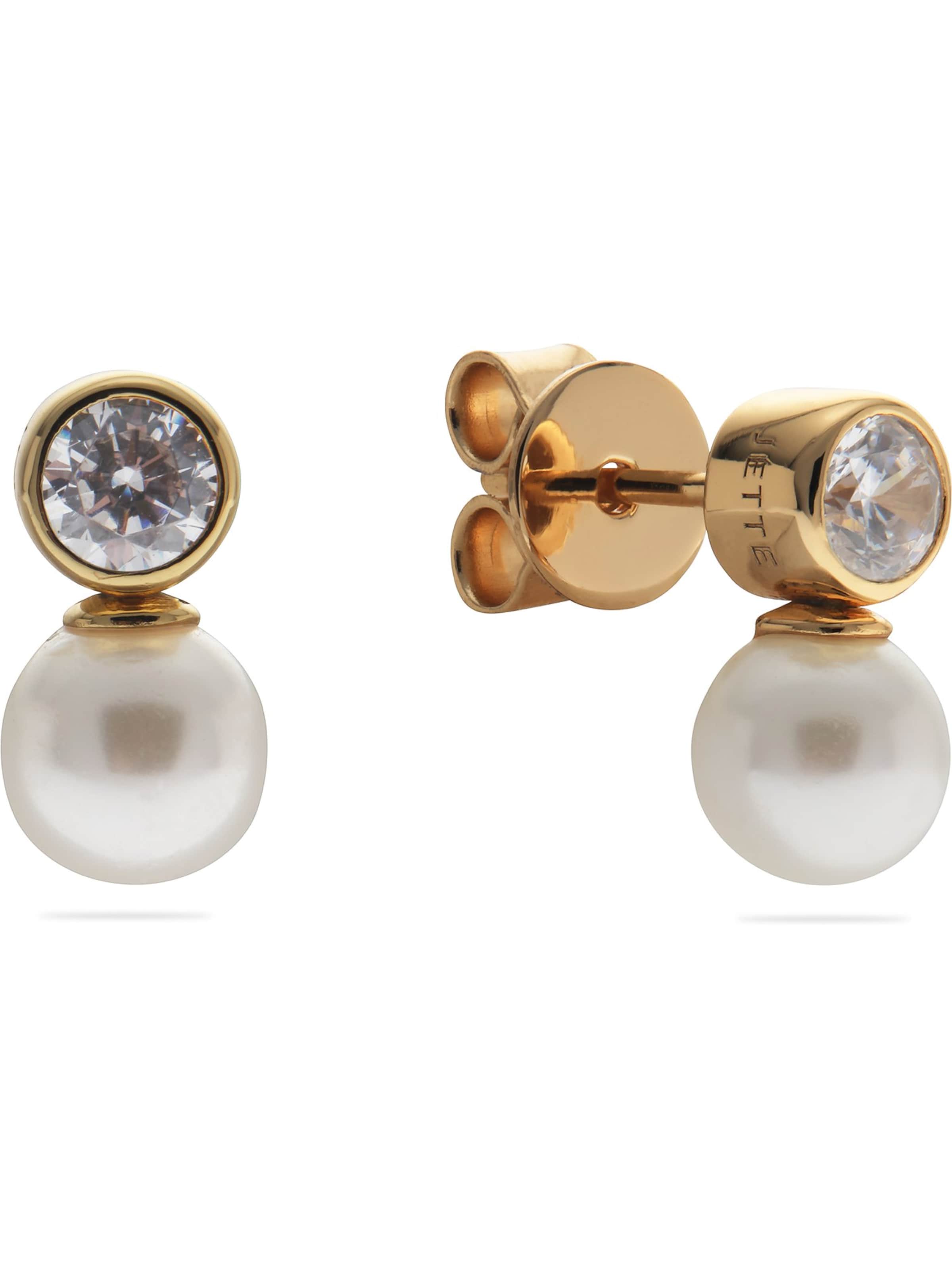 JETTE Earrings in Gold: front