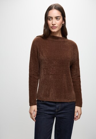 STREET ONE Pullover in Braun: Vorderseite
