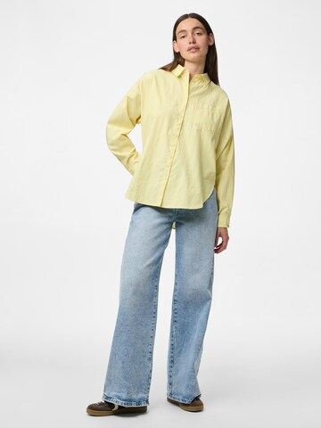 PIECES Bluse 'PCFemme' i gul