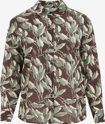 WE Fashion Pusero värissä vihreä: etupuoli