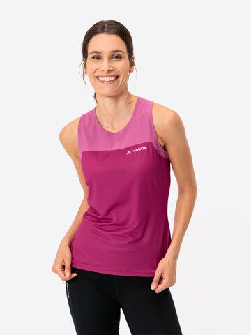 VAUDE Functioneel shirt in Roze: voorkant