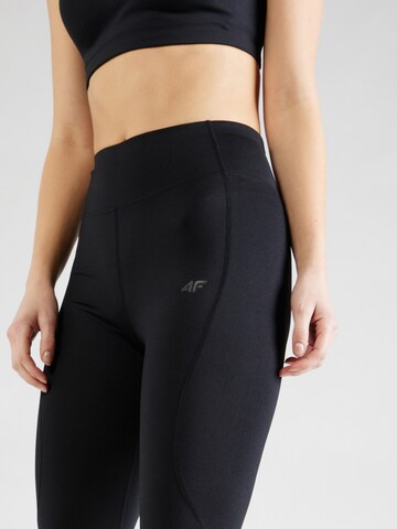 4F Skinny Sporthose in Schwarz