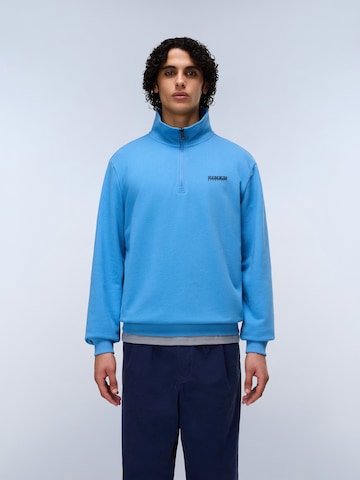 NAPAPIJRI Sweatshirt in Blau: Vorderseite