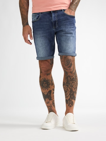 Petrol Industries Regular Broek in Blauw: voorkant