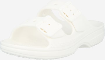 balts Crocs Ādas čības 'Saturday': no priekšpuses