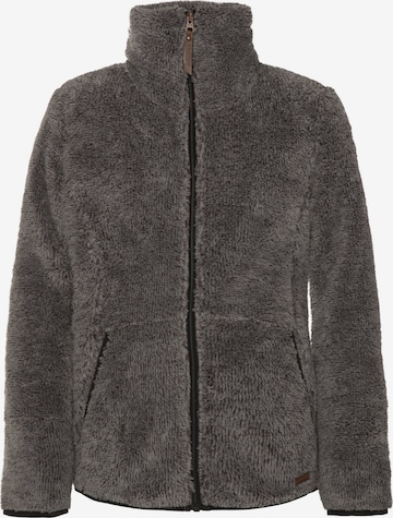 PROTEST Fleece jas 'Riri JR' in Grijs: voorkant