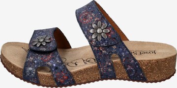 JOSEF SEIBEL Pantolette in Blau: predná strana