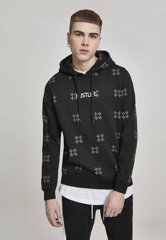 Mister Tee Sweatshirt 'Hustler' in Schwarz: predná strana