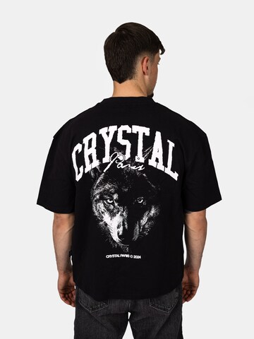 Crystal Paris Shirt 'Nightwolf'‌ in Schwarz