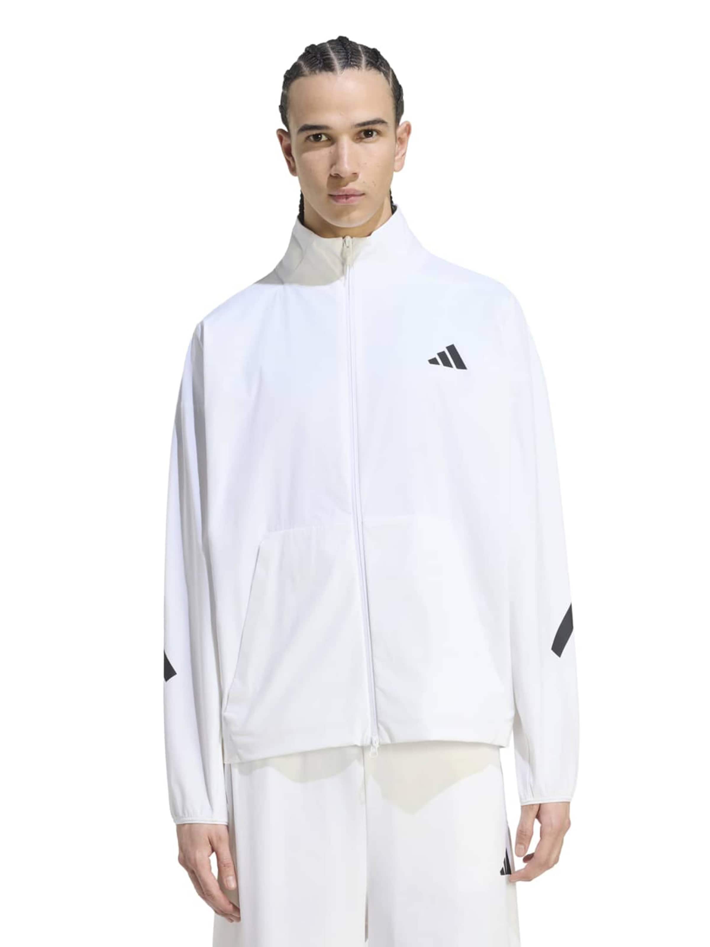 ADIDAS SPORTSWEAR - Chaqueta de chándal 'Z.N.E.' en blanco: frente