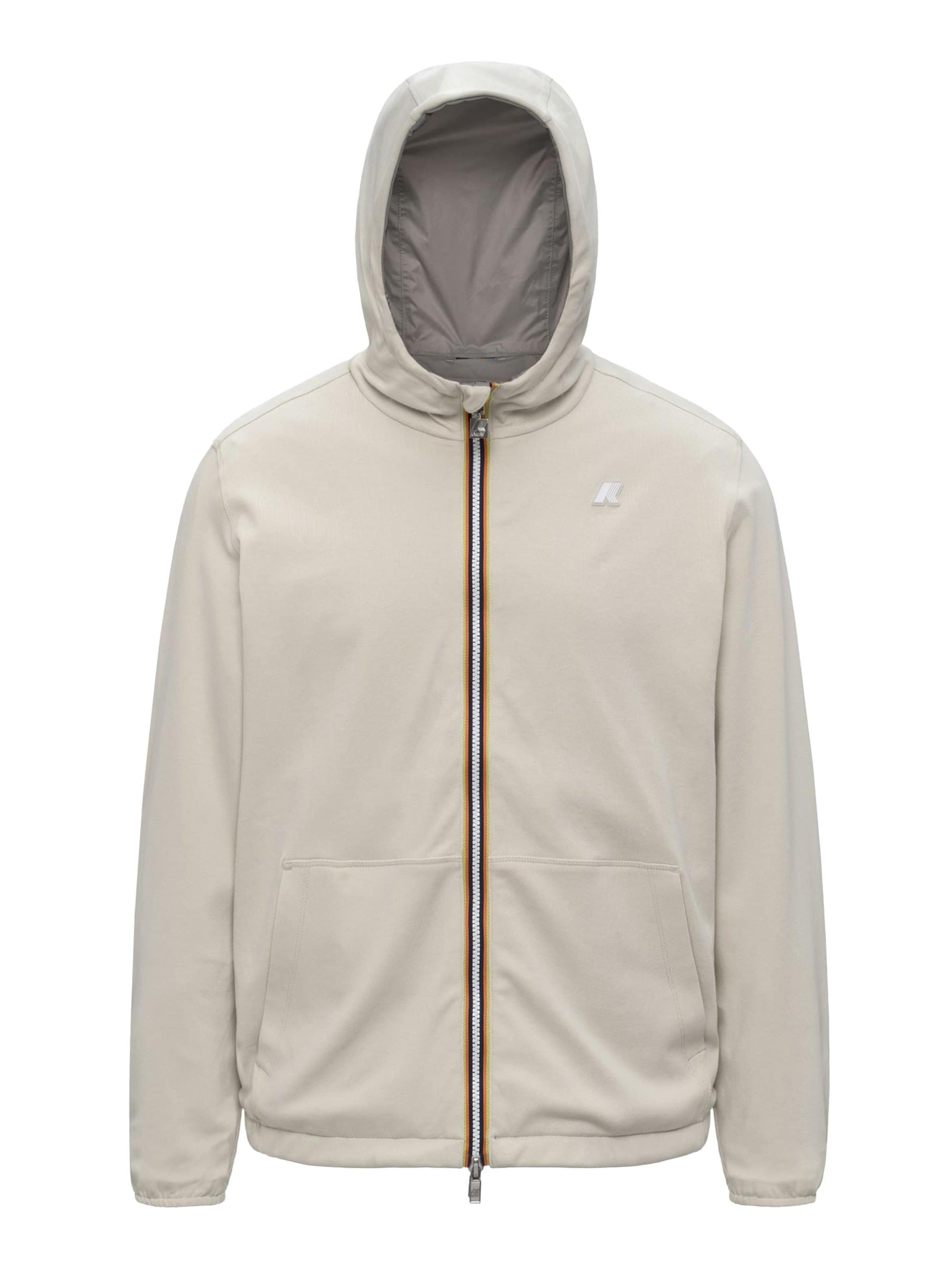 K-Way - Chaqueta de entretiempo 'K-WAY JAKE DOUBLE INTERLOCK GIUBBINO' en beige: frente