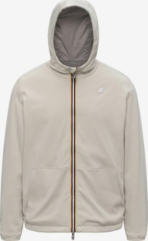 K-Way - Chaqueta de entretiempo 'K-WAY JAKE DOUBLE INTERLOCK GIUBBINO' en beige: frente