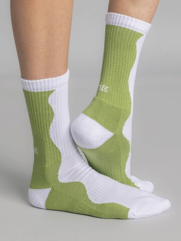 Dirts Socken 'Wave Socks'‌‌‌‌‌‌‌‌ in Grün