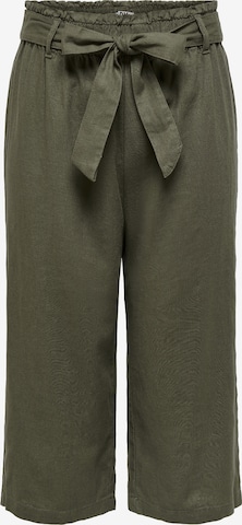 JDY Wide leg Pants 'SAY' in Green: front