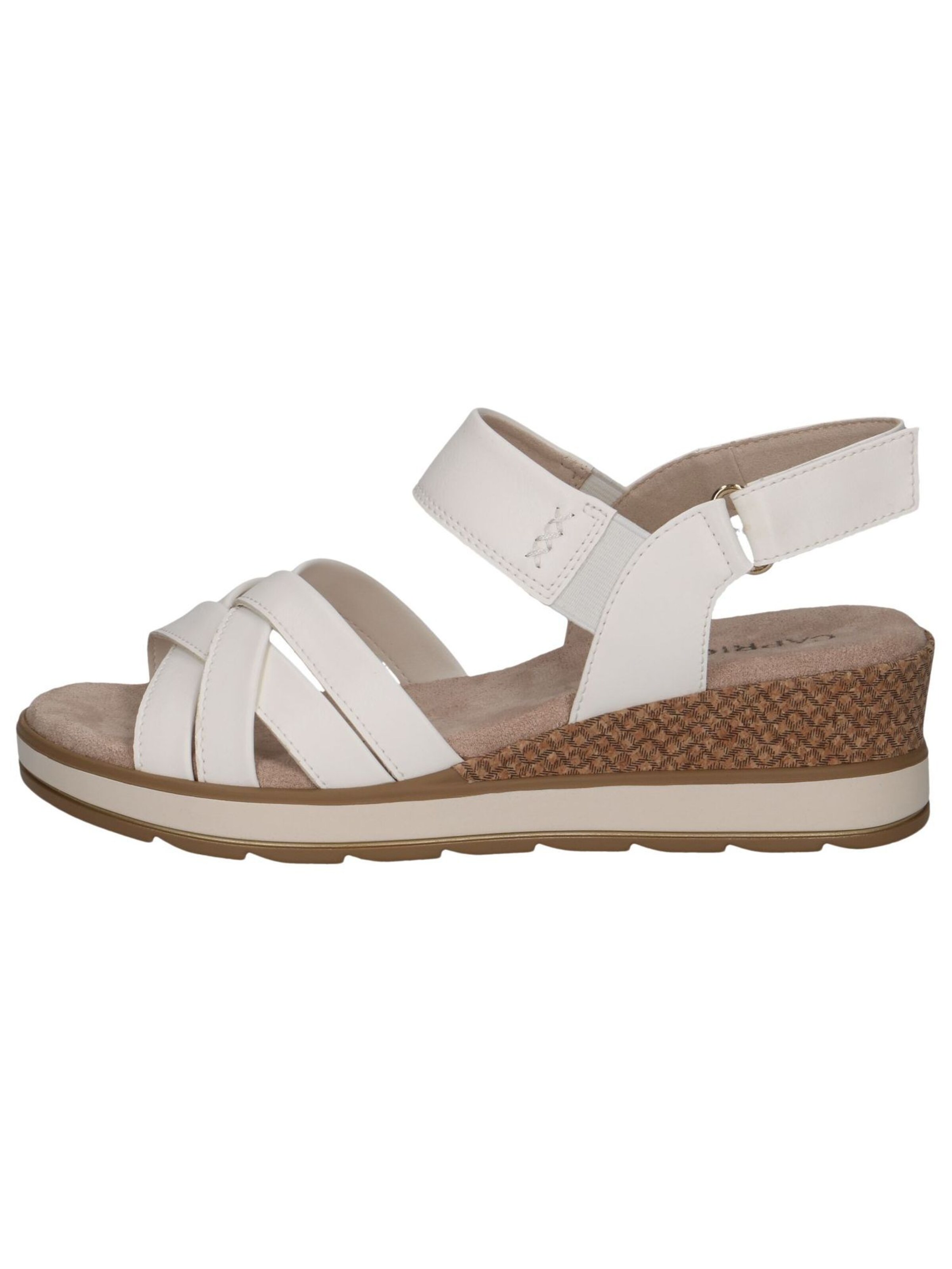 CAPRICE Sandale in Weiß