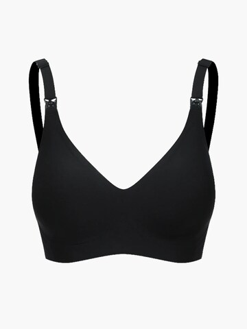 Bustier Soutien-gorge 'Comfort Maternity Still-BH ohne Bügel' cfab (formerly creamy fabrics) en noir : devant