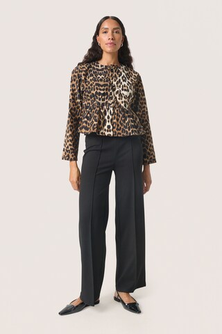 SOAKED IN LUXURY Blouse 'SLXala' in Brown